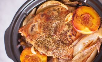 Pork Carnitas With a Peachy Twist