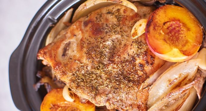Pork Carnitas With a Peachy Twist