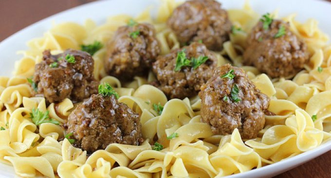 Salisbury Steak With Butter Noodles