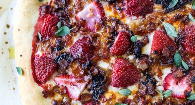 We Were A Little Skeptical About Trying Strawberry Pizza…But We Were Pleasantly Surprised!