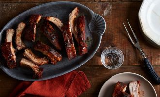 Amazing Smoked Back Ribs With A Tomato, Honey & Chipotle Glaze