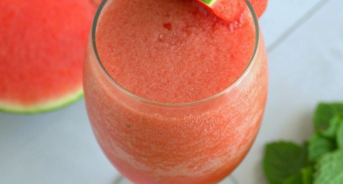Combine Frozen Wine With Watermelon For One Indulgent Drink!