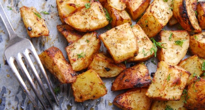 These Roasted Dijon Potatoes Require Just 3 Ingredients