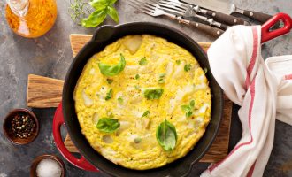 Look Forward to Breakfast With This French Onion Frittata