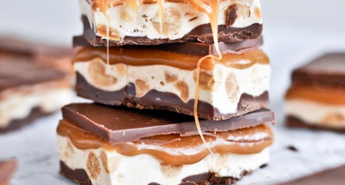 Copycat Recipe: Homemade Snickers Bars