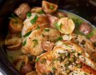 Our Favorite Weeknight Dinner: Slow Cooker Chicken Piccata With Roasted Potatoes
