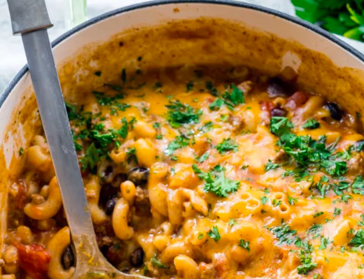 30 Minute One Pot Chili Mac and Cheese Recipe Station