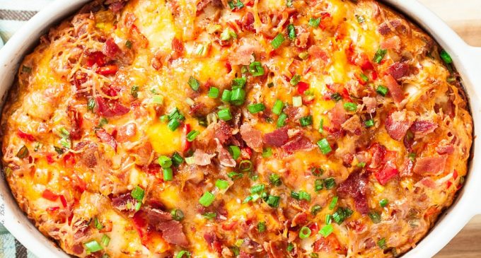 Cheesy Pull Apart Bacon Loaf