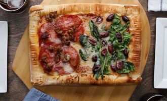 Double Stuffed Sheet Pan Pizza For Those Weekly Pizza Nights