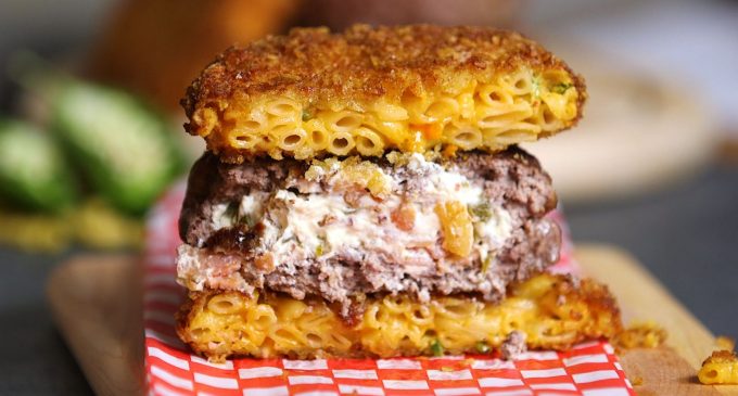 Forget Buns. This Jalapeno Popper Burger Uses A Special Item Instead