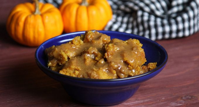 A Slow Cooker Pumpkin Bread Pudding That Is The Taste Of Fall