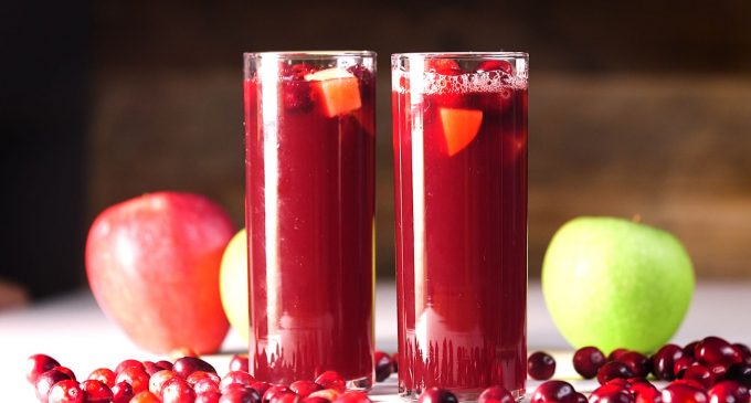 This Apple Cranberry Cider Sangria Will Hit The Spot This Fall