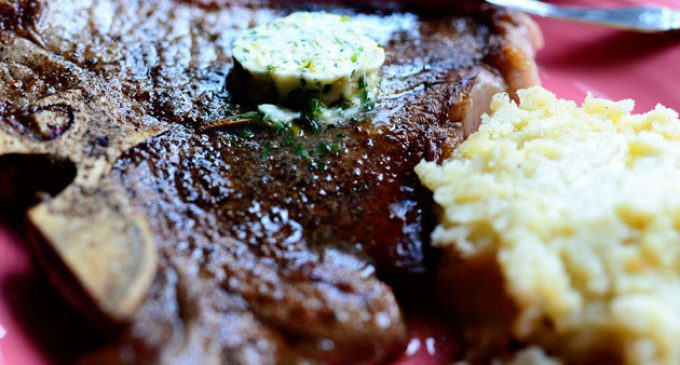 The Best T-Bone Steak & Butter Recipe Around!
