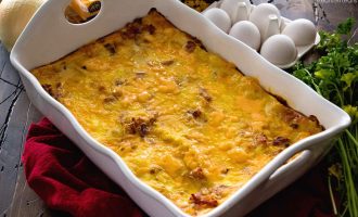 This Ham And Cheese Breakfast Lasagna Is Perfection