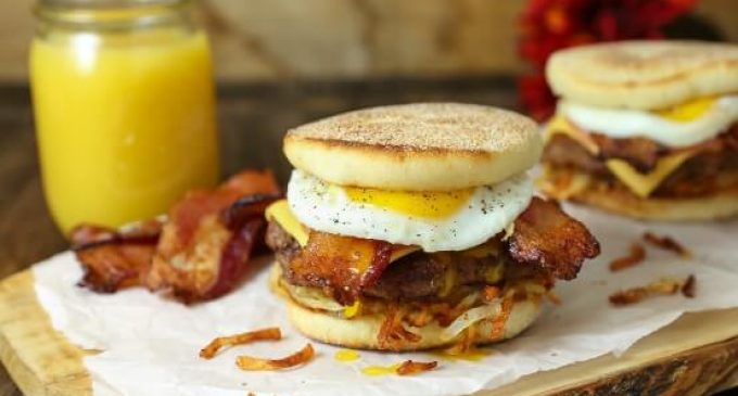 Double Bacon, Hash Browns And A Fried Egg, A Breakfast Burger That Wins At Life