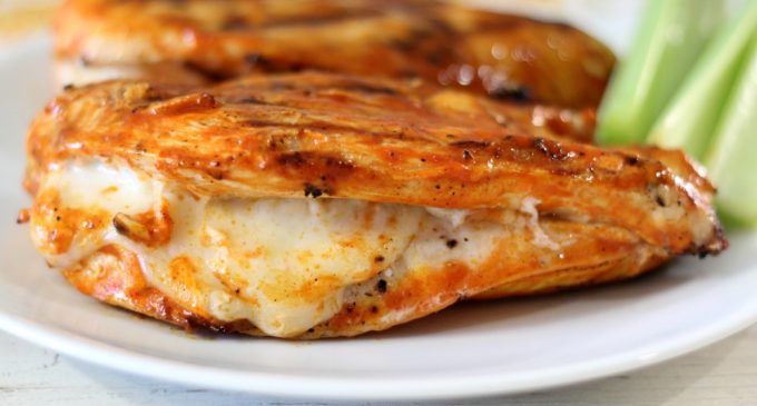 Mozzarella Stuffed Buffalo Chicken That Will Make Every Mouth Water!