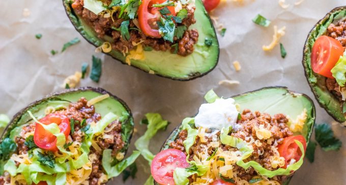 Taco Stuffed Avocados Are Our Newest Obsession & They’re Keto Friendly!