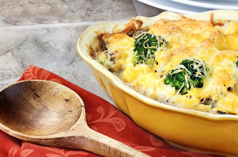 Paula Deans Cheesy Broccoli Bake Recipe Station