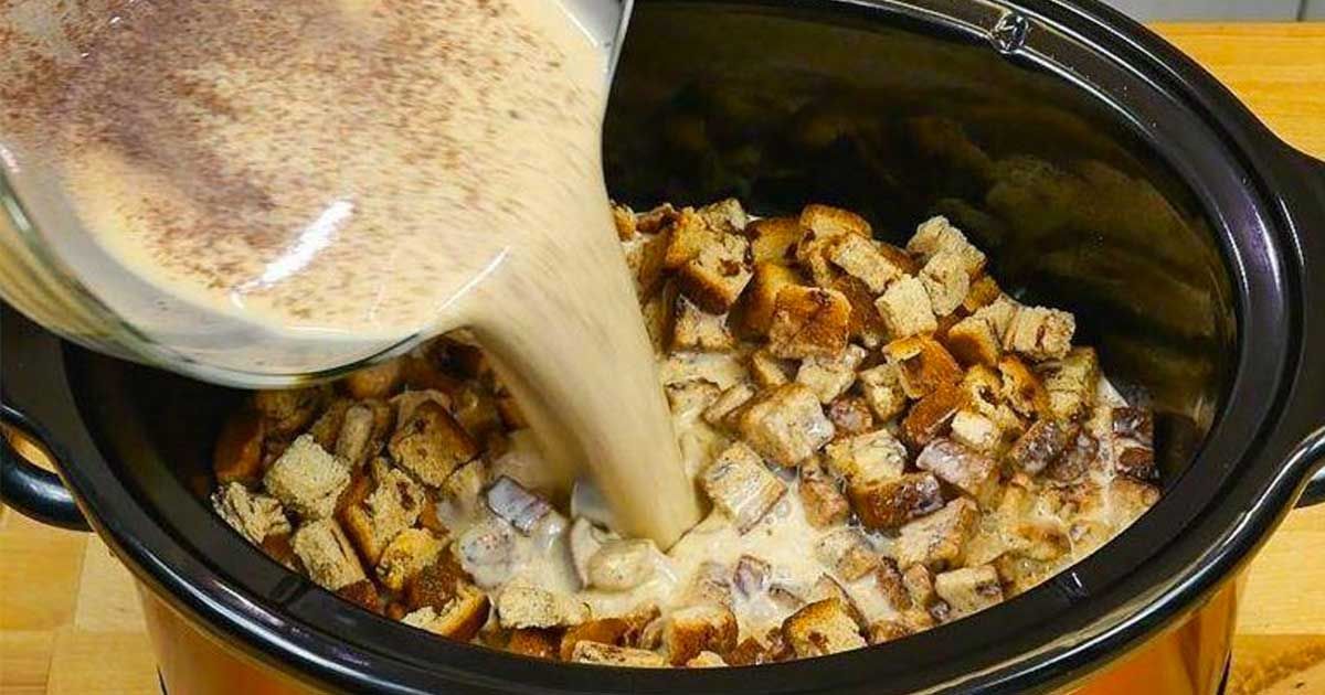 This Cinnamon Swirl French Toast Is Made Right In The Crock Pot And The